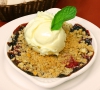 Crumble de frutos rojos